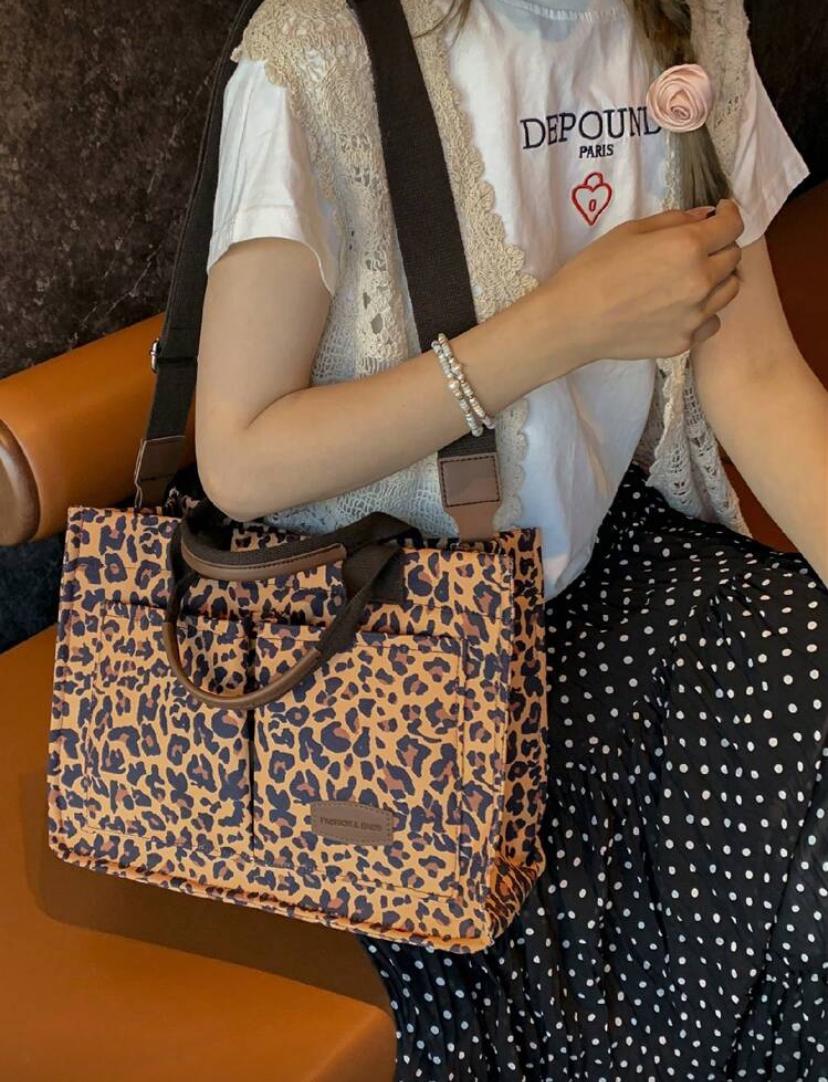 Tote Bag Animal Print Semi Impermeable