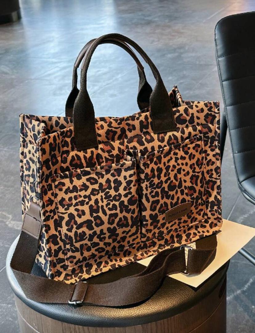 Tote Bag Animal Print Semi Impermeable