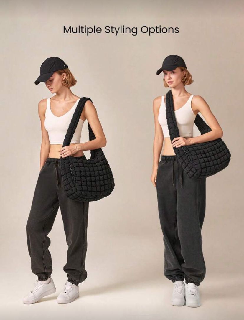 Bolso Crossbody Puffer Semi Impermeable