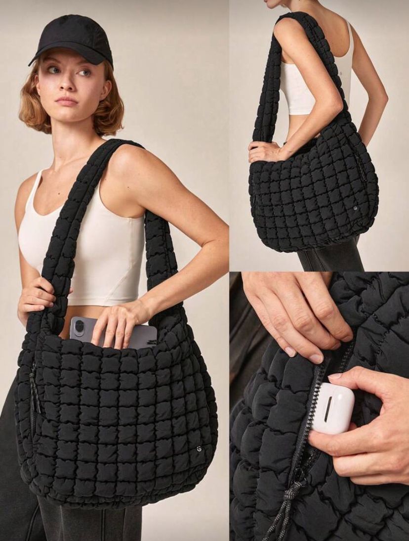 Bolso Crossbody Puffer Semi Impermeable