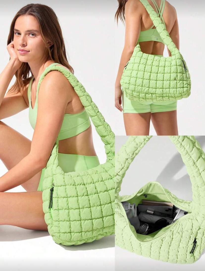 Bolso Crossbody Puffer Semi Impermeable