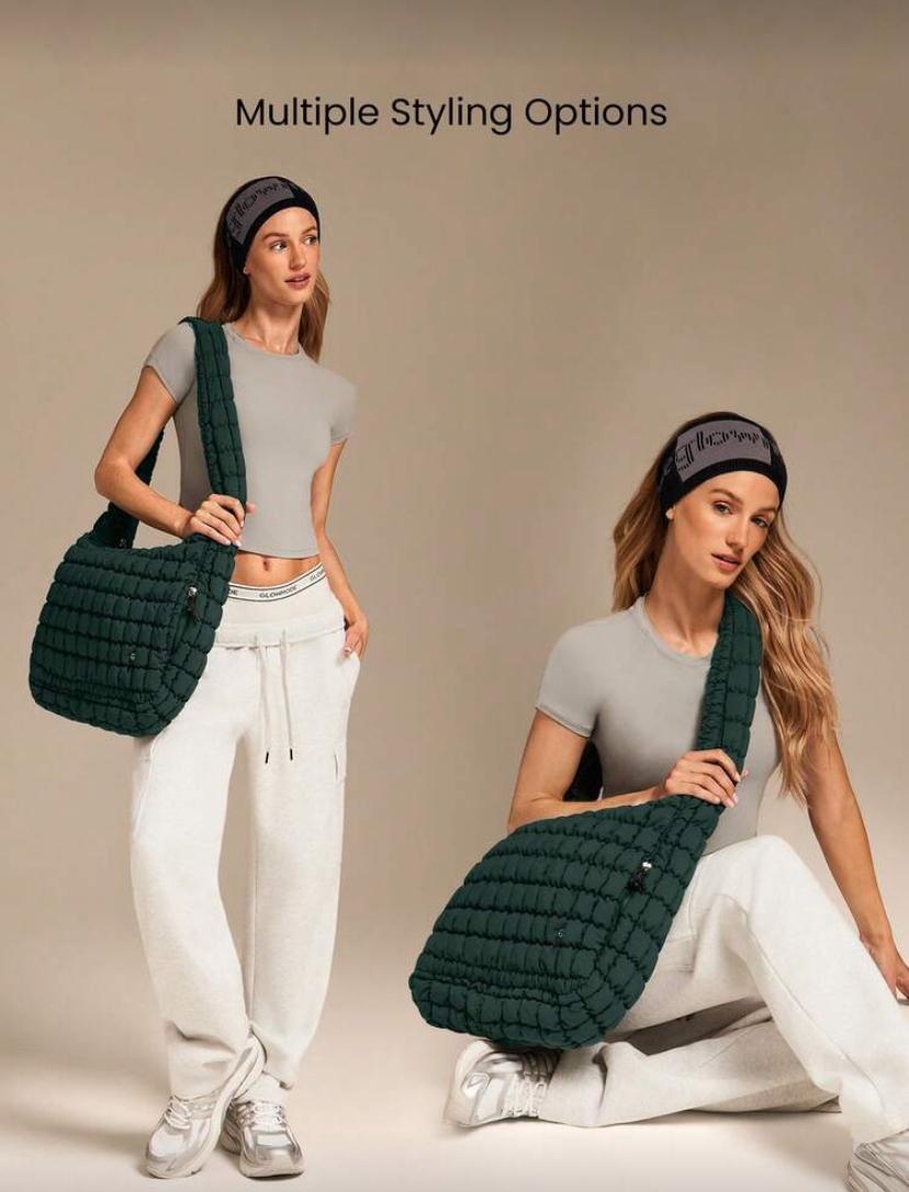 Bolso Crossbody Puffer Semi Impermeable