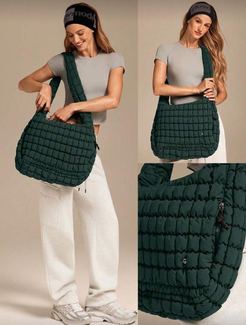 Bolso Crossbody Puffer Semi Impermeable